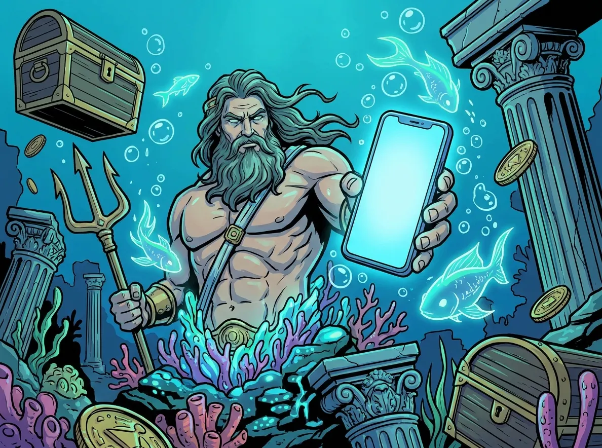 Ancient Fortunes Poseidon Megaways mobile app