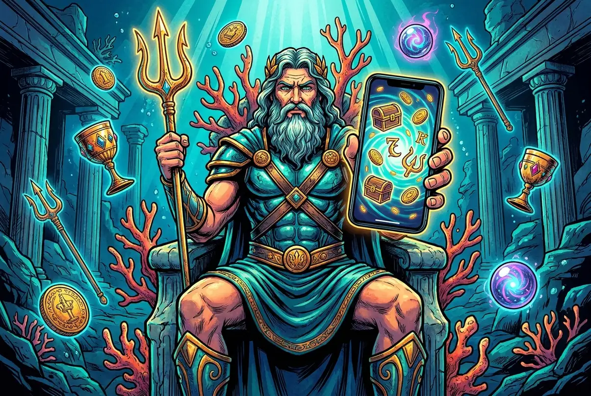 Ancient Fortunes Poseidon Megaways in a mobile browser